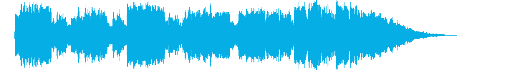 Spacious and friendly synthesizer sound's reproduced waveform