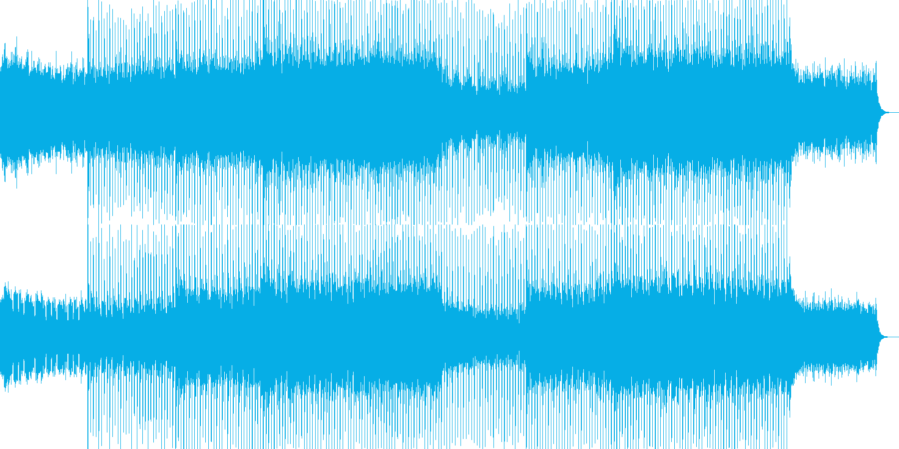 EDMクラブ系ダンスミュージック-24の再生済みの波形