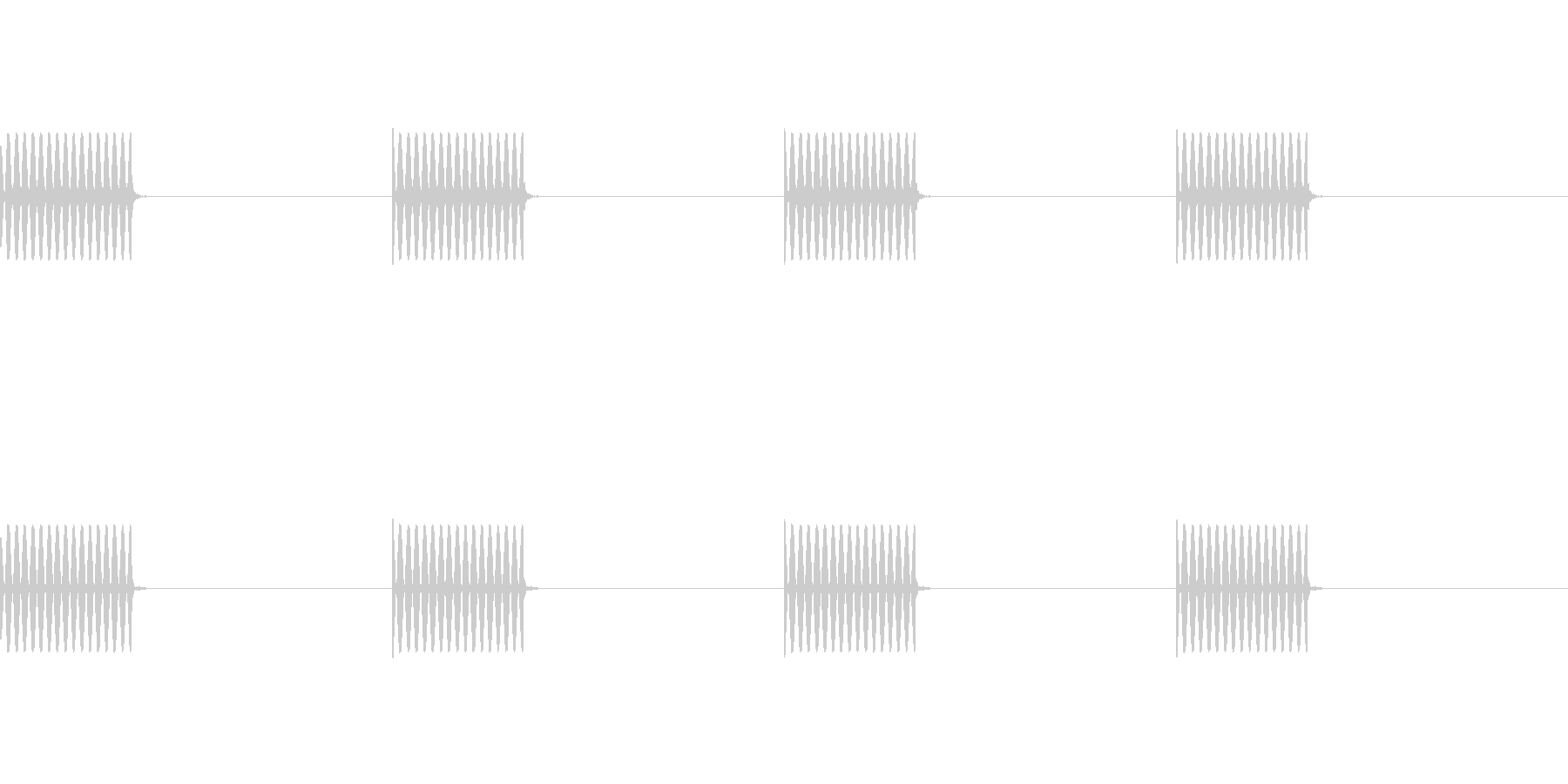 【電話 信号音01-1(呼出)】の未再生の波形