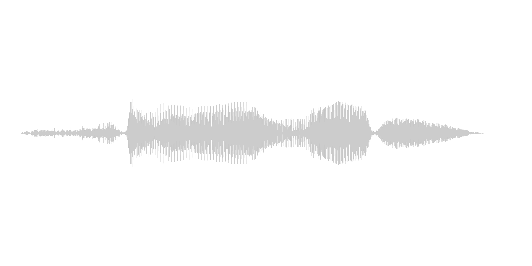 そぉれ!(Type-C)の未再生の波形