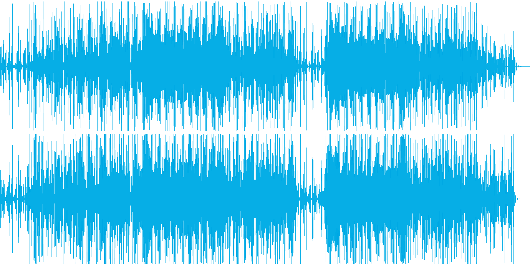戦闘BGM ノれるファンクでバトルモードの再生済みの波形