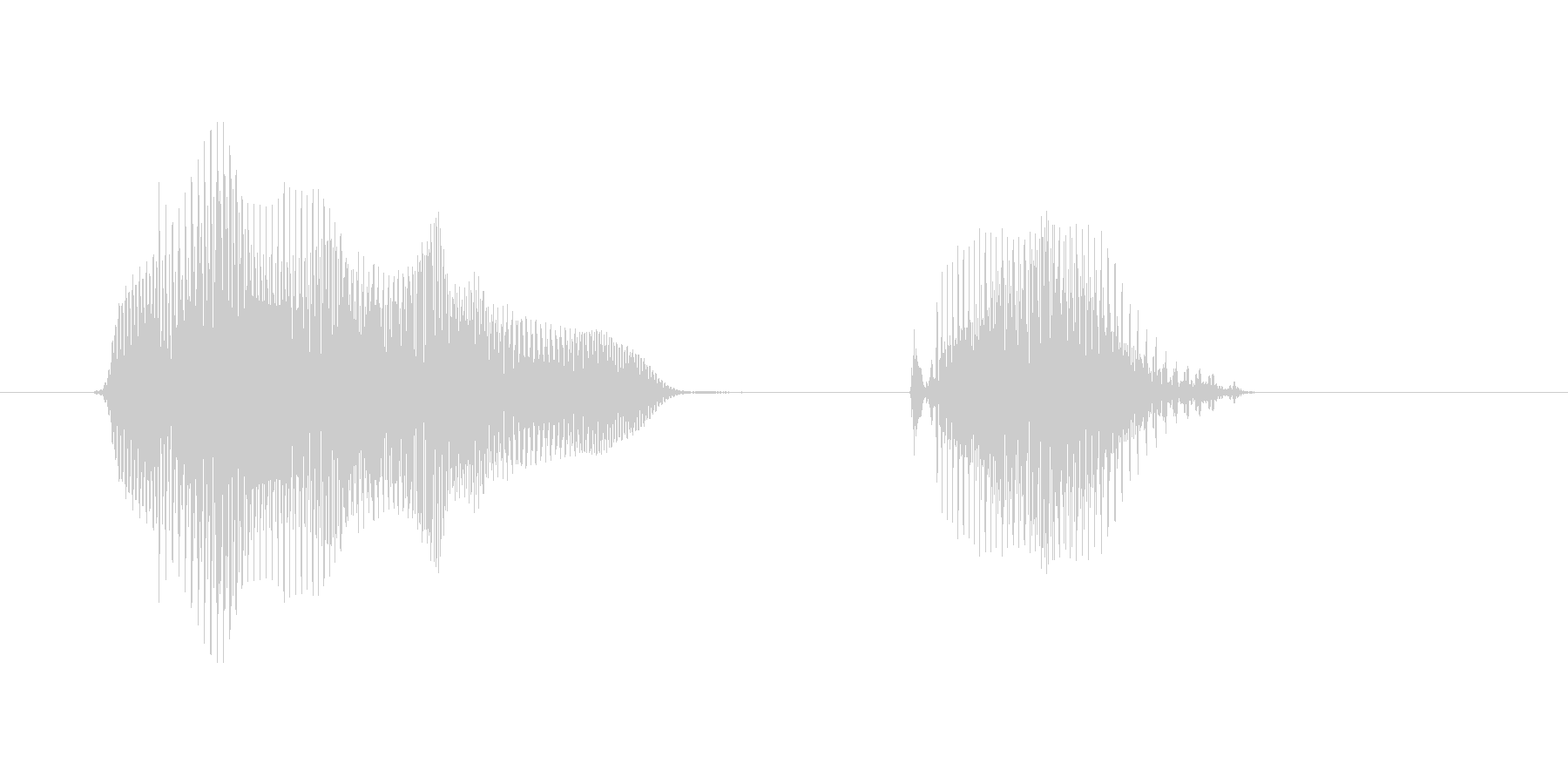 もう1回(もう1回)の未再生の波形