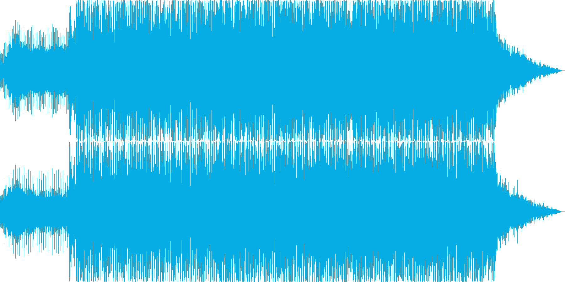 爽やかな明るいトランスの再生済みの波形
