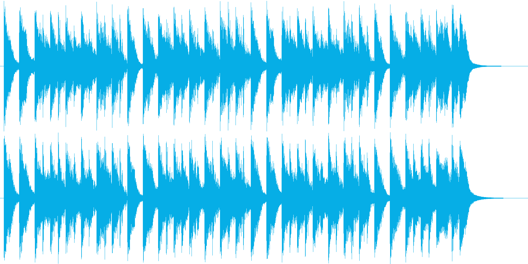 明るく楽しいほのぼのロゴ♪の再生済みの波形