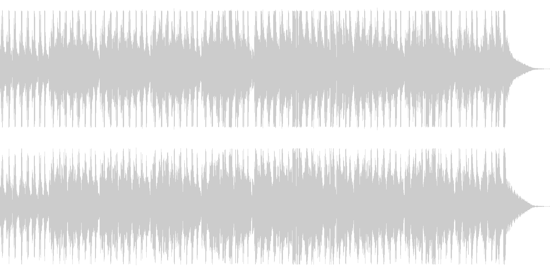 ガットギターの生演奏にバイオリン系音源…の未再生の波形