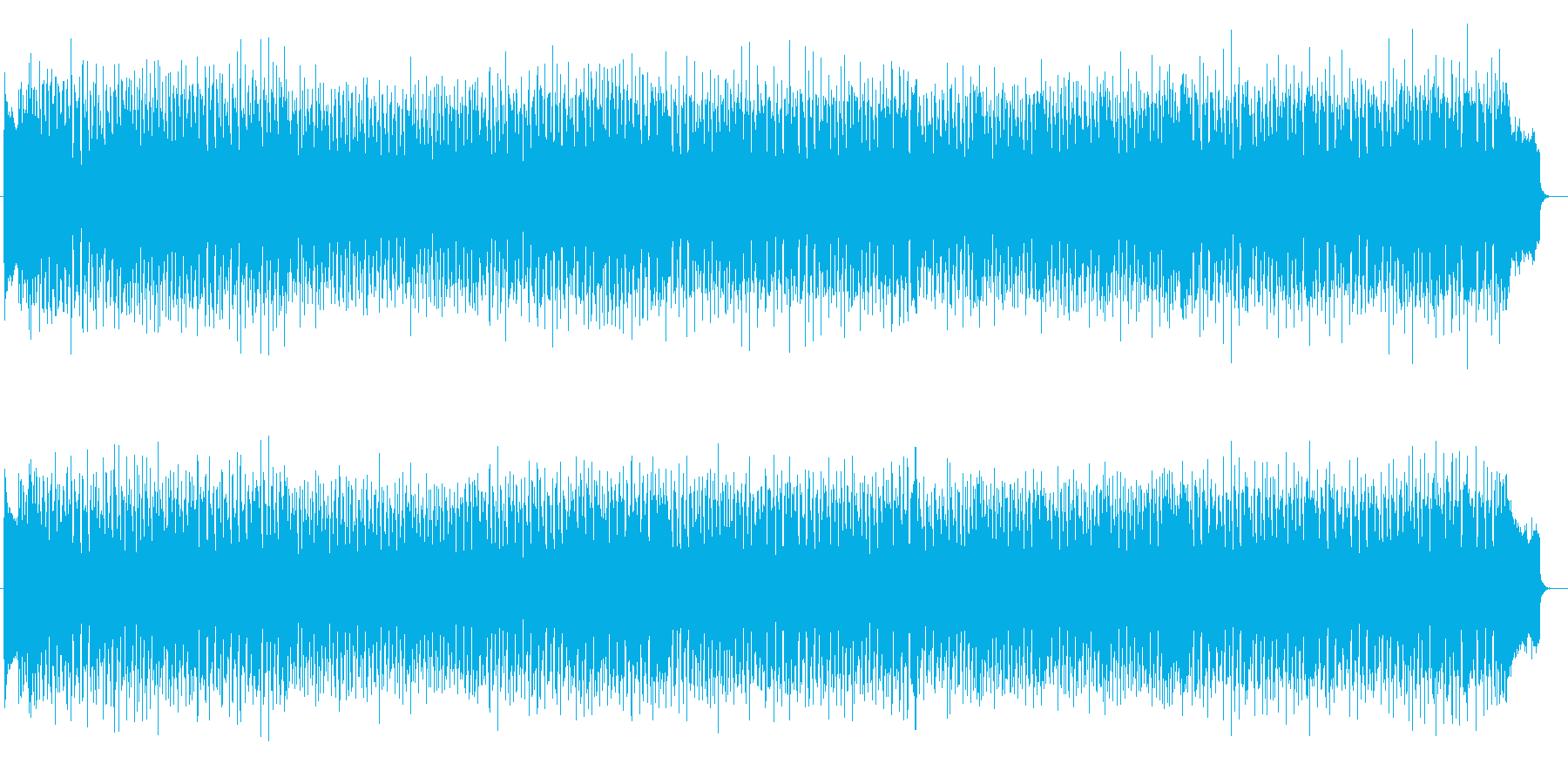 歪んだギターがかっこいいメタルサウンドの再生済みの波形