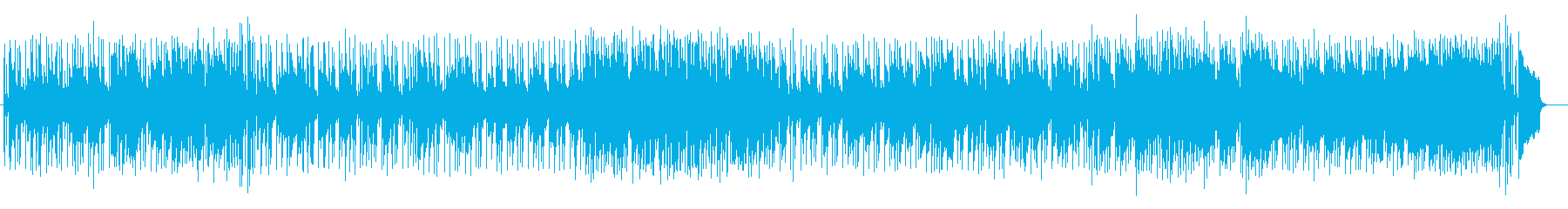 Bright and refreshing guitar synth sound's reproduced waveform