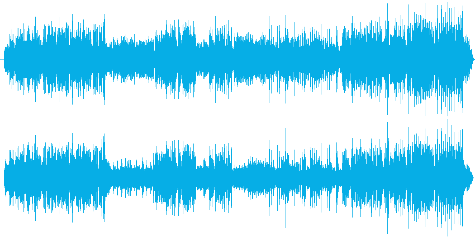 明るめ、軽快な曲のイメージで、バッハの…の再生済みの波形