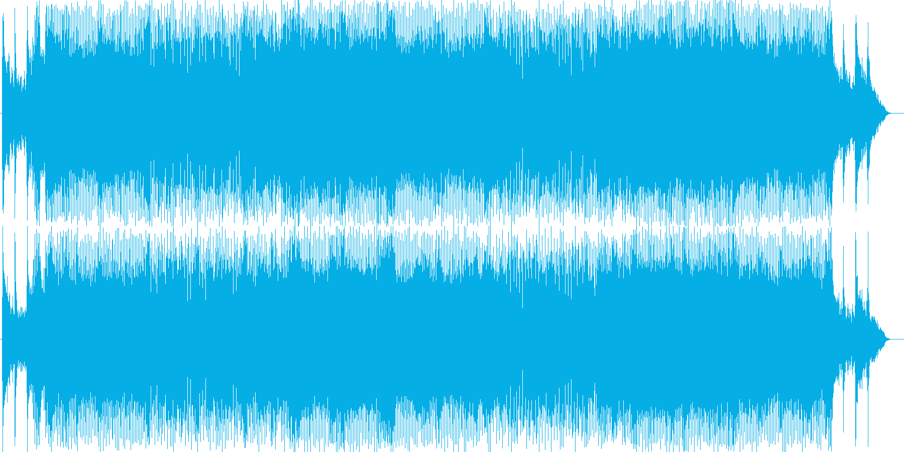 明日への希望を胸に走り出すポップロックの再生済みの波形