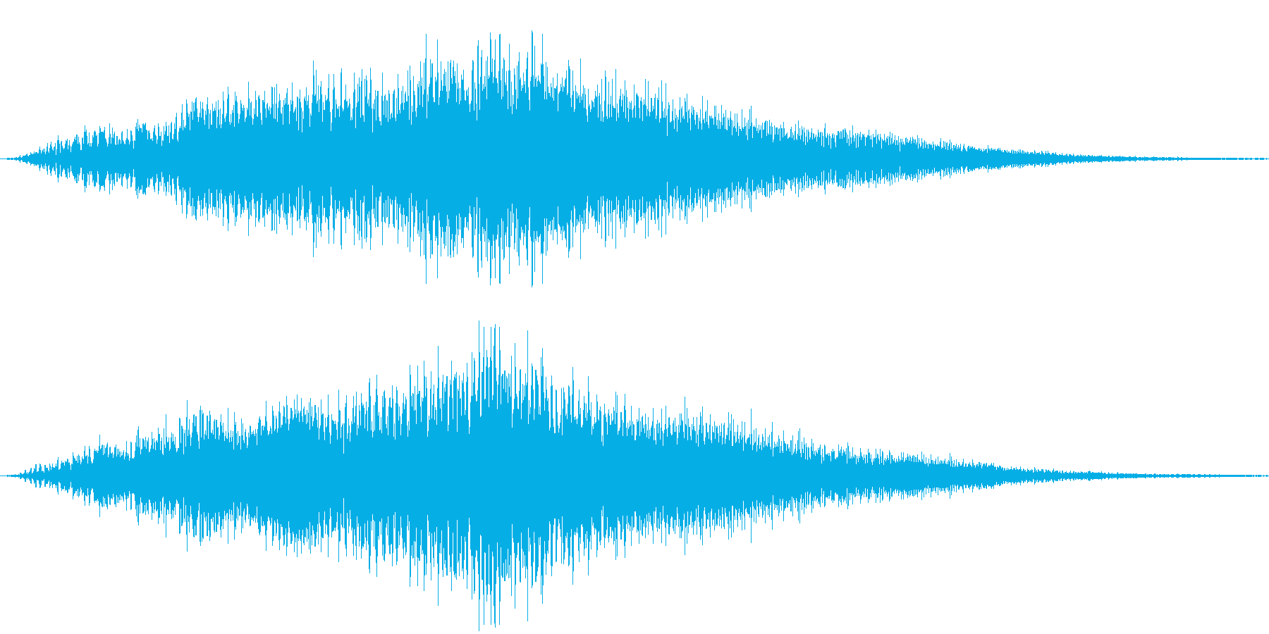 効果音的なワンポイント音です。の再生済みの波形