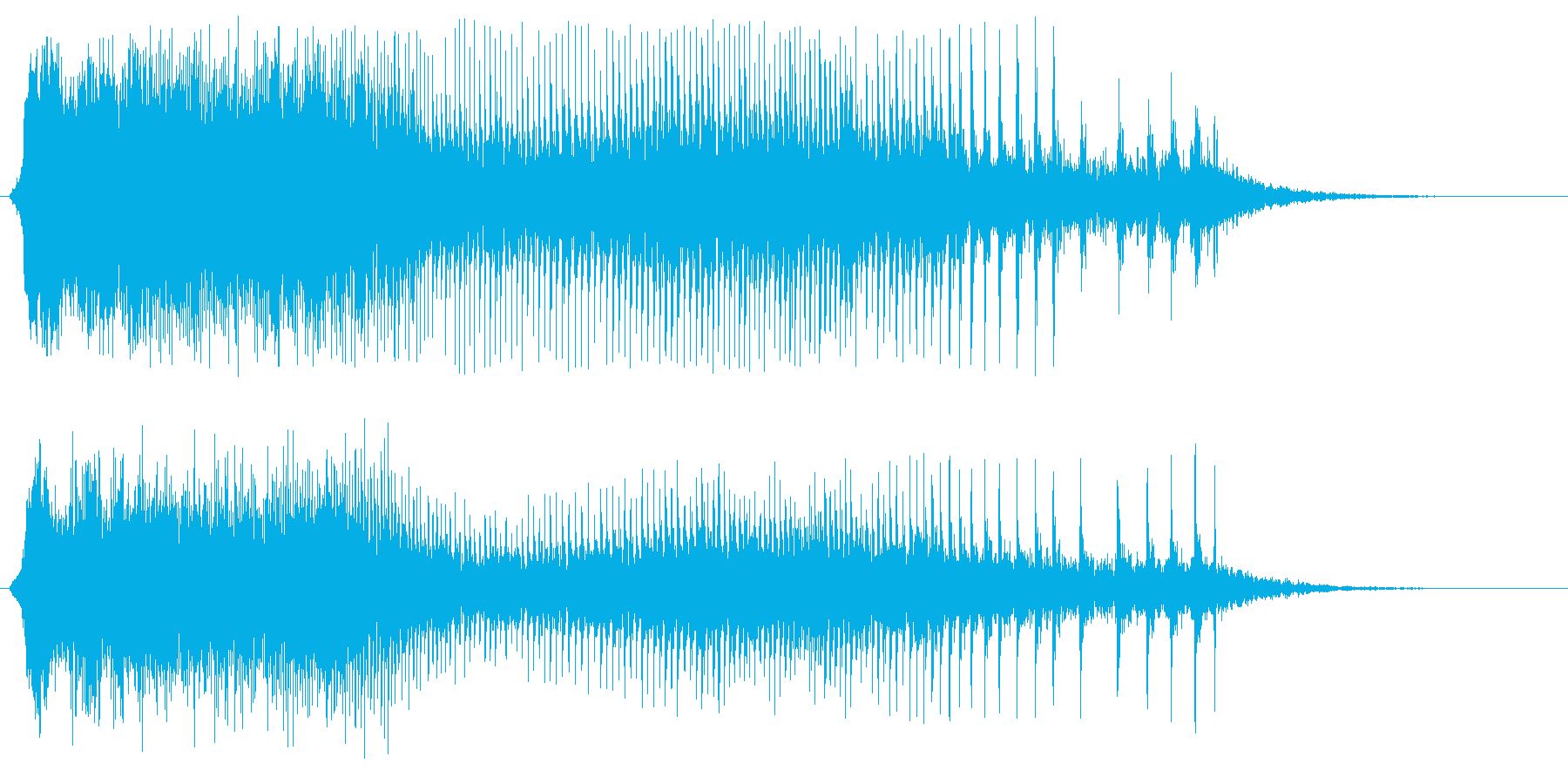 ギィィー(木のきしみ音)の再生済みの波形