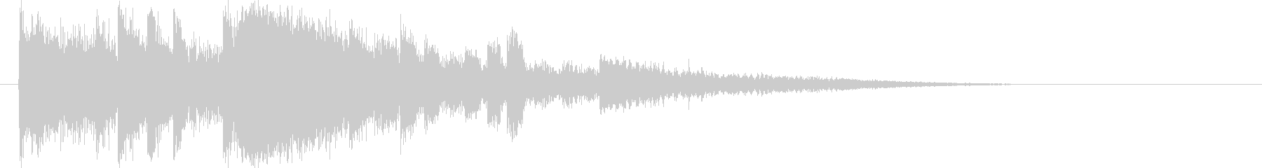 A guitar solo with a rough performance's unreproduced waveform