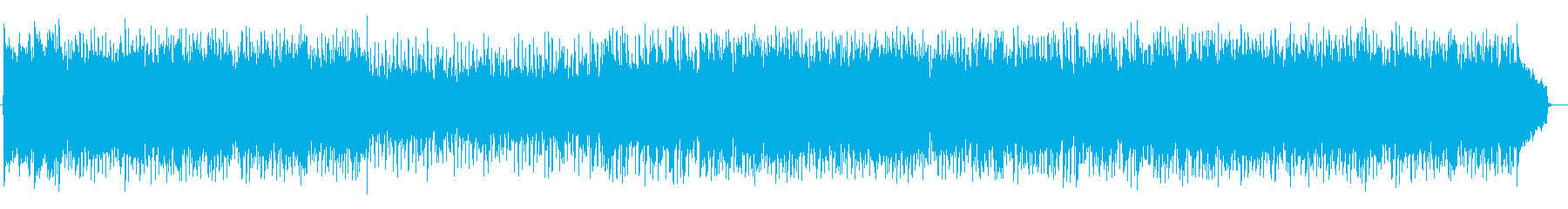 Refreshing and bright synthesizer sound's reproduced waveform