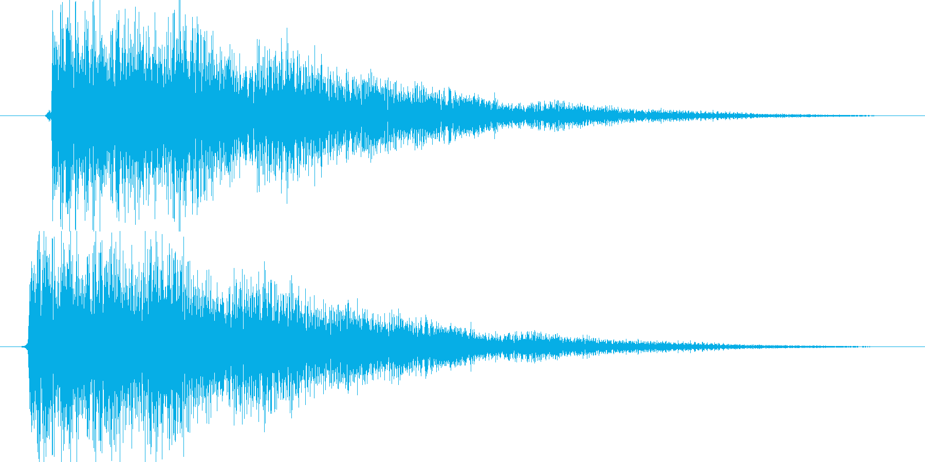 ティン(決定時の効果音に最適)の再生済みの波形