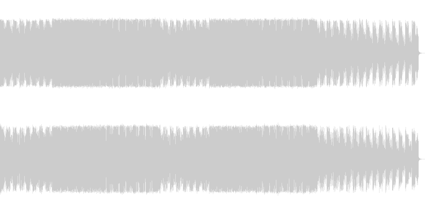 緊迫感と焦燥感のある電子系ボス系の曲【…の未再生の波形