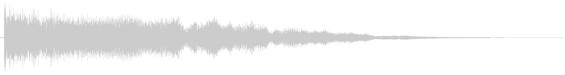 【エレキギター】クリスタル系な音の未再生の波形