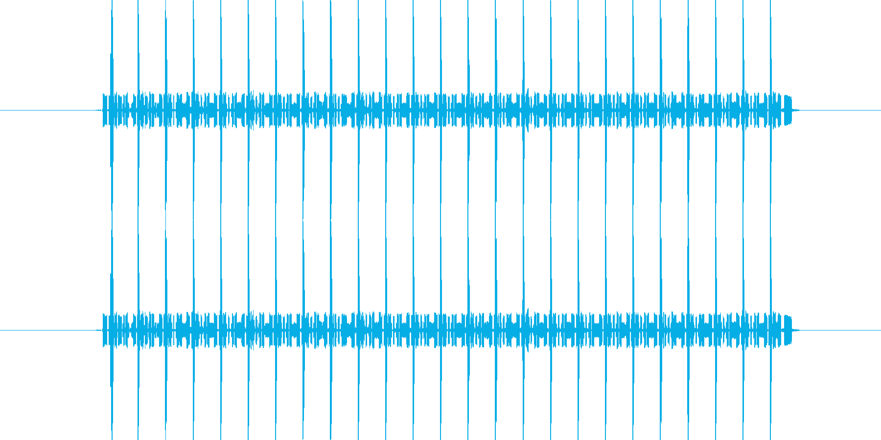 間違い時の電子音/長めの再生済みの波形