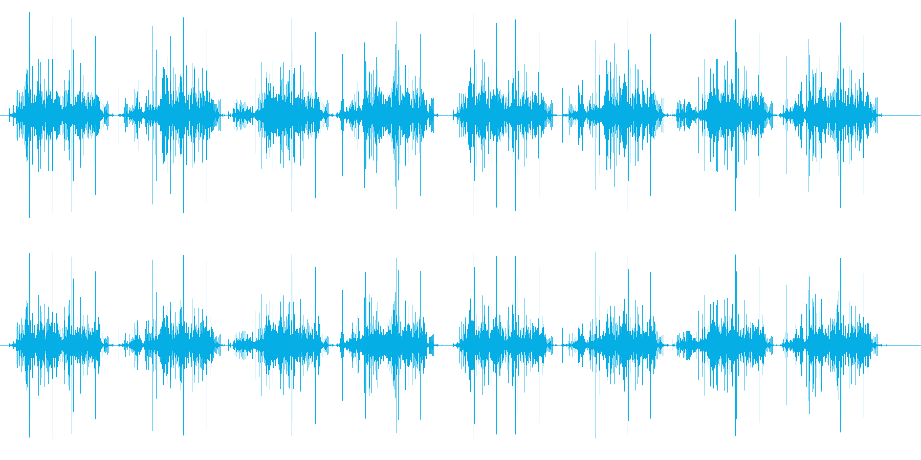 ずるずると這いずるような足音_ホラー系の再生済みの波形