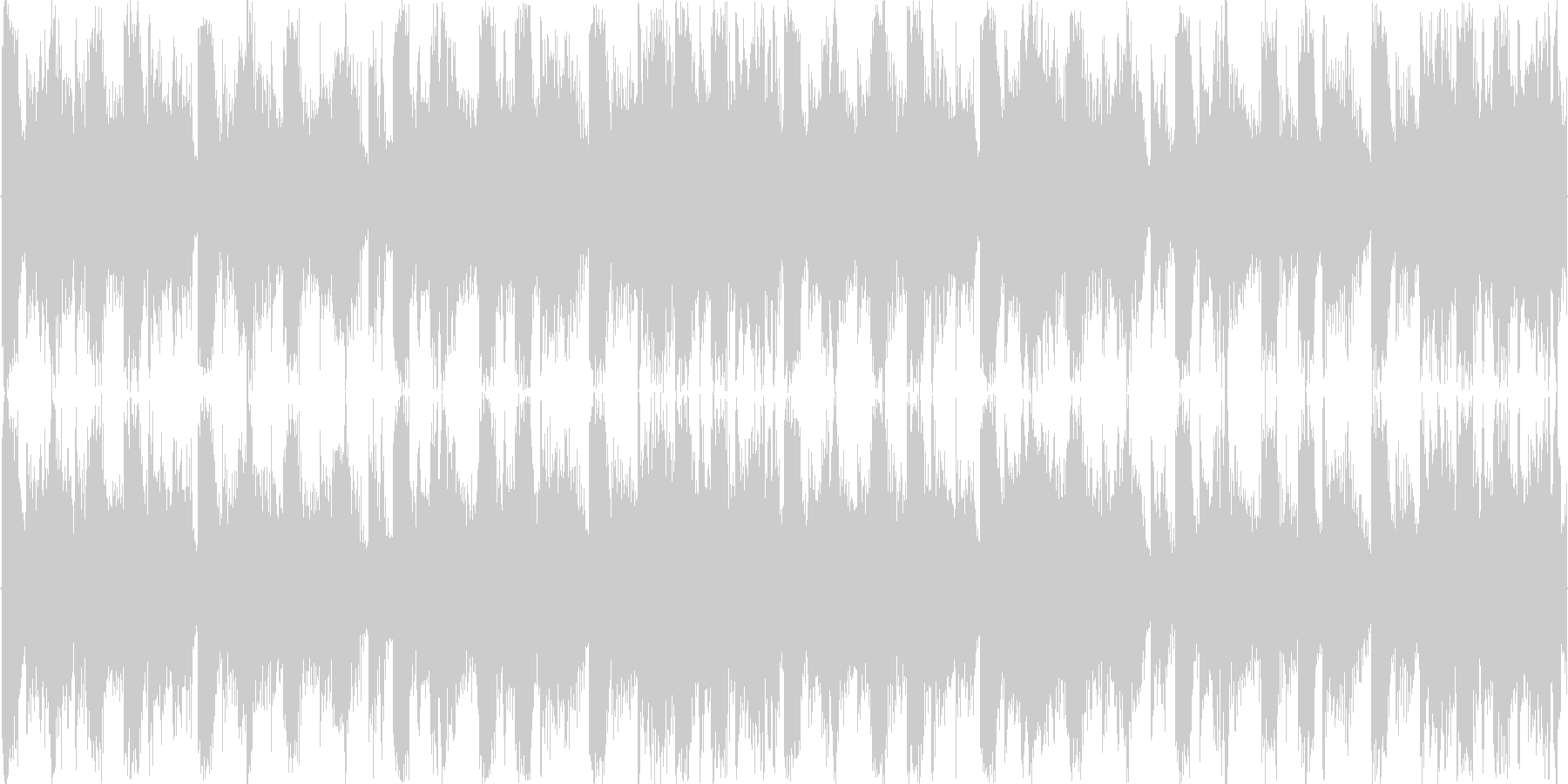 空間的な音響を駆使したループ楽曲です。の未再生の波形