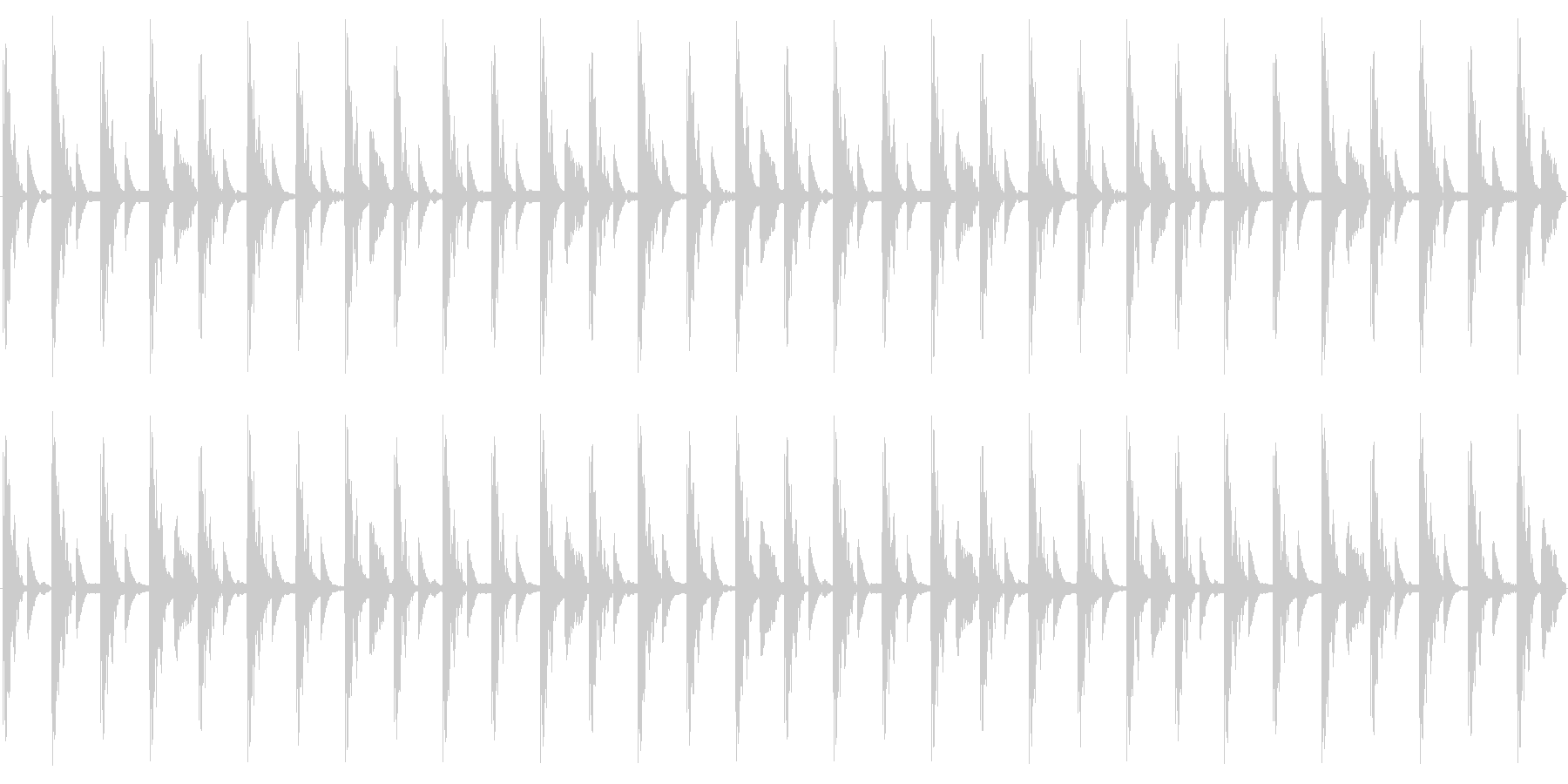 RPGのダンジョン内風BGM(loop)の未再生の波形