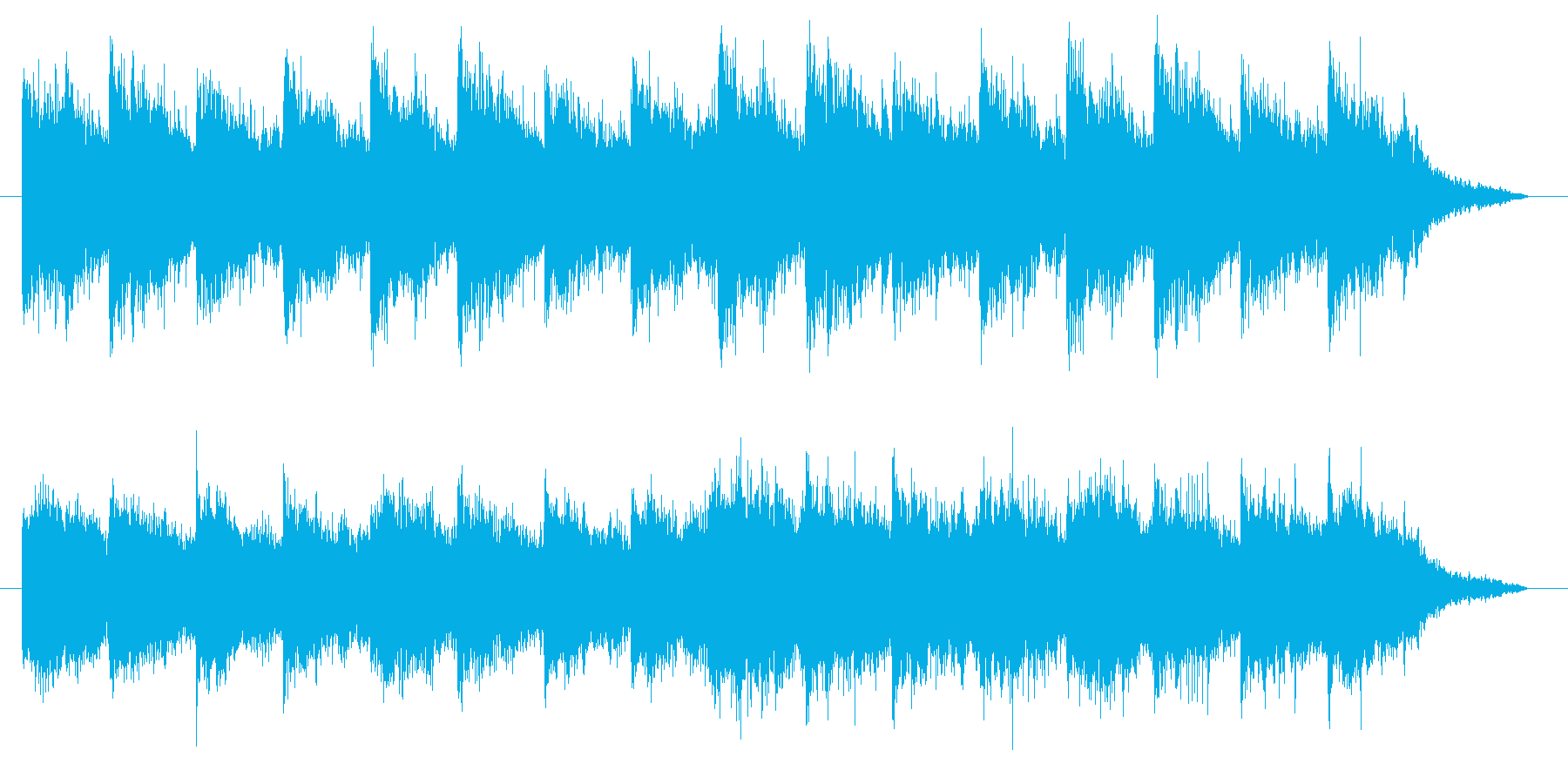 勇気をテーマに作りましたの再生済みの波形