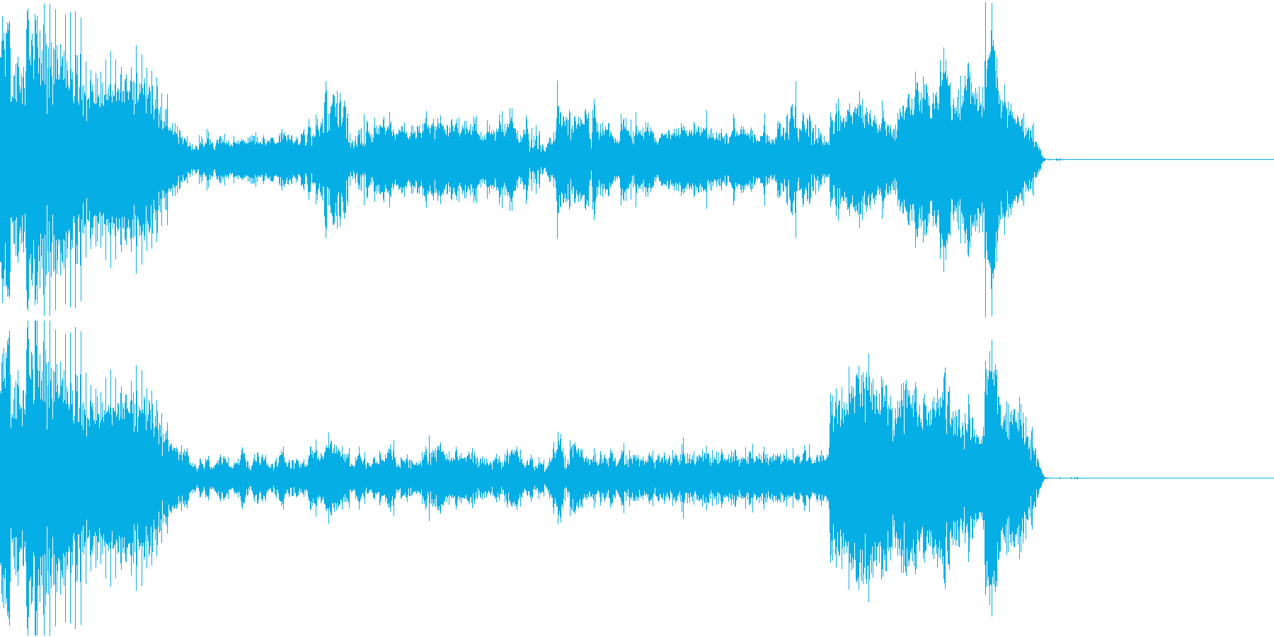 FMラジオ的ジングル8の再生済みの波形