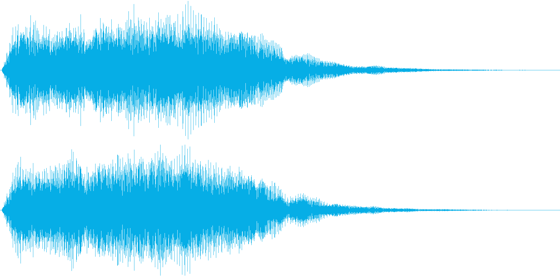 魔法を意識した短いシーン効果音です。の再生済みの波形