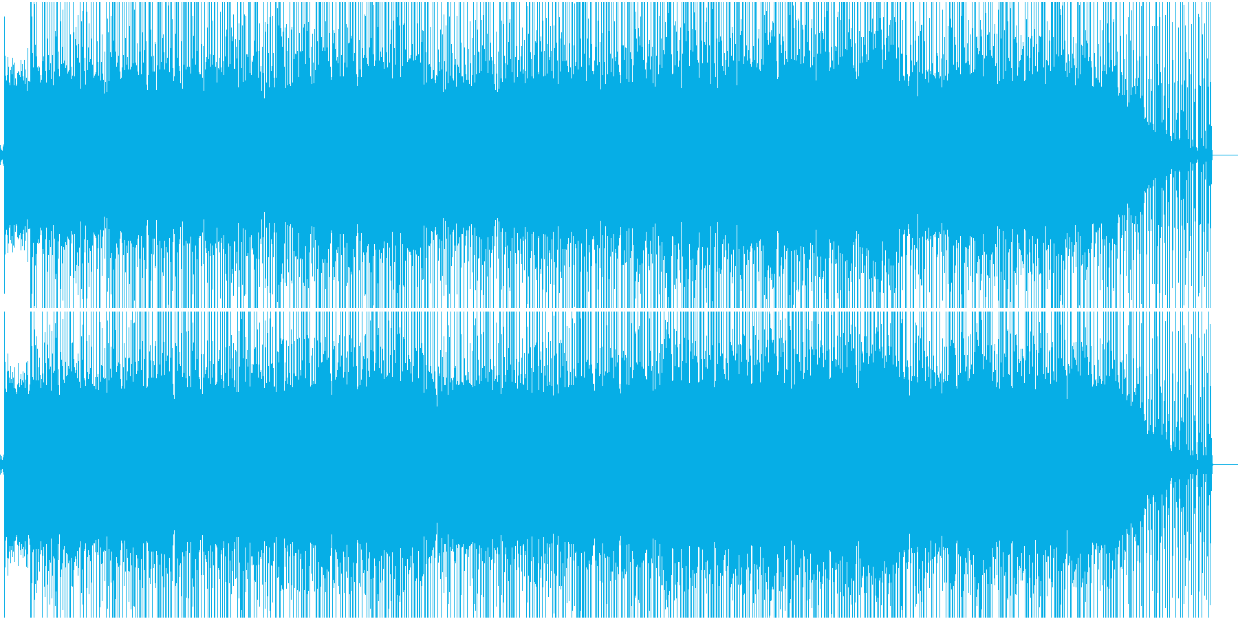 ギターのリフが印象的な大人BGMの再生済みの波形
