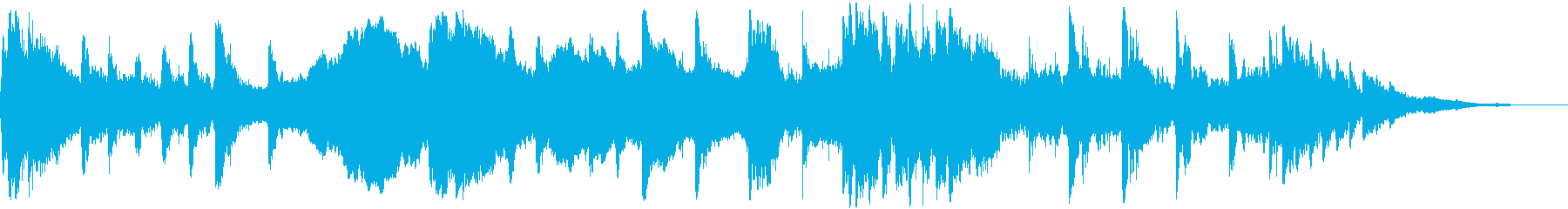 An instrument that fits Kyoto and temples etc in the morning's reproduced waveform