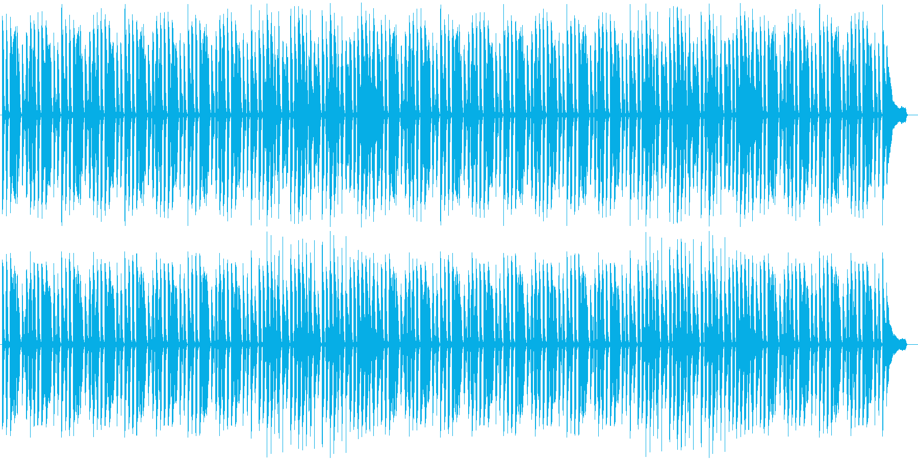 口笛メロディのコンセプトBGM♪の再生済みの波形