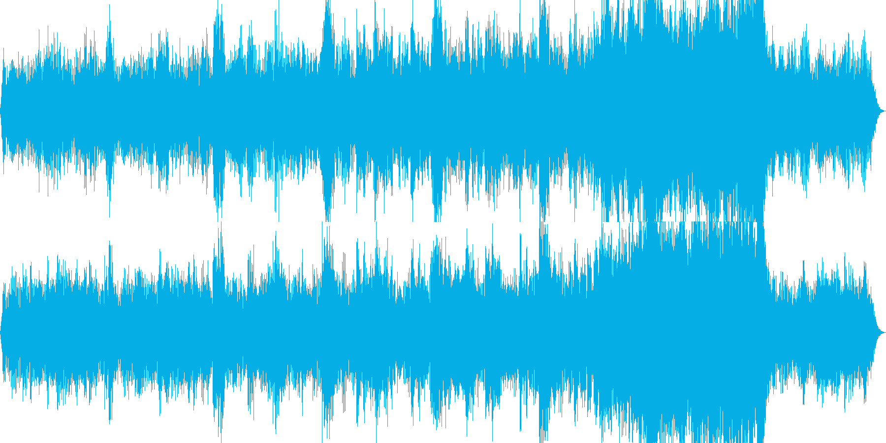 低音重視のとりあえず気味悪い曲の再生済みの波形