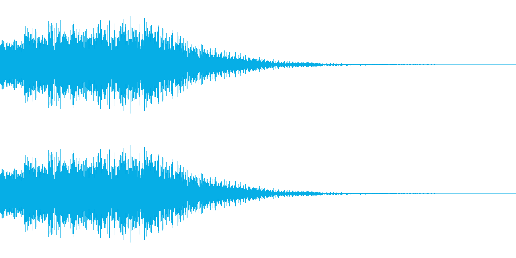 キラリンという通知音等につかえる音です。の再生済みの波形
