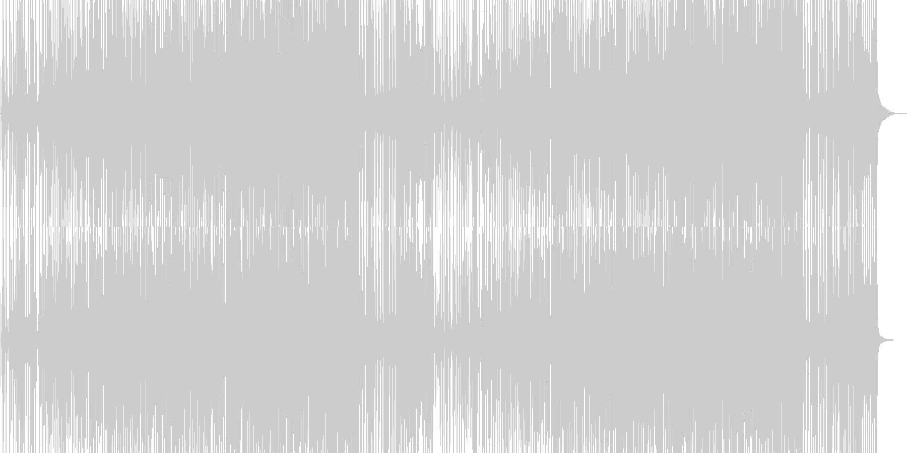 クールで軽快な、躍動感のあるジャズ風曲の未再生の波形