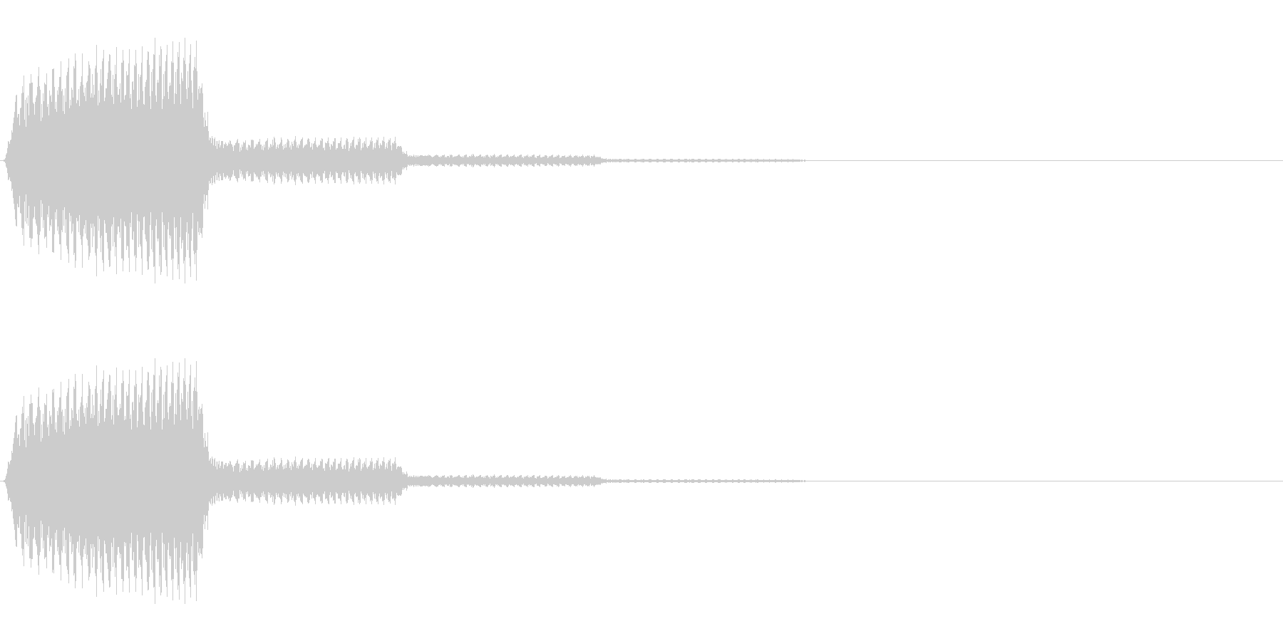 アラームのようなシステム効果音の未再生の波形