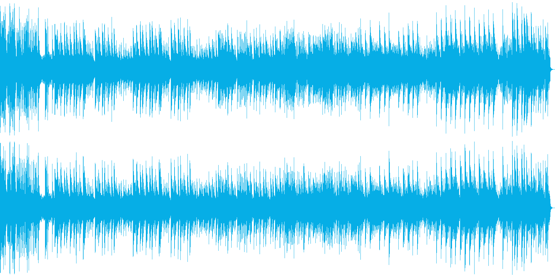 8bit ファンタジーな大海原をイメージの再生済みの波形