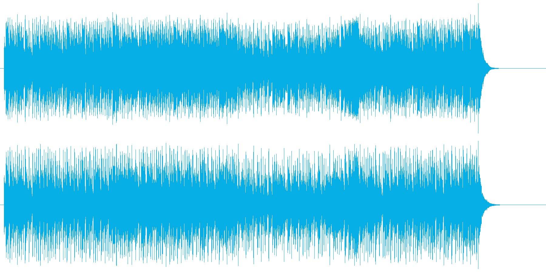 シュプールを描くポップ(A~B~A)の再生済みの波形