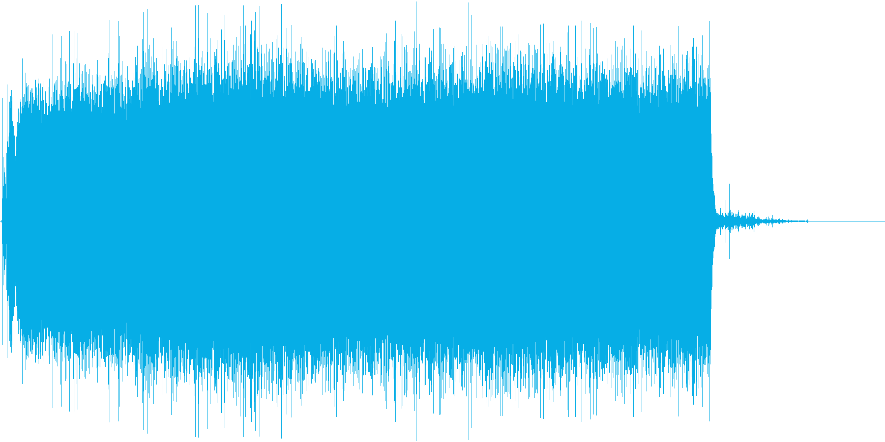 シャワーを出す音(長め、シャーッ、水道)の再生済みの波形