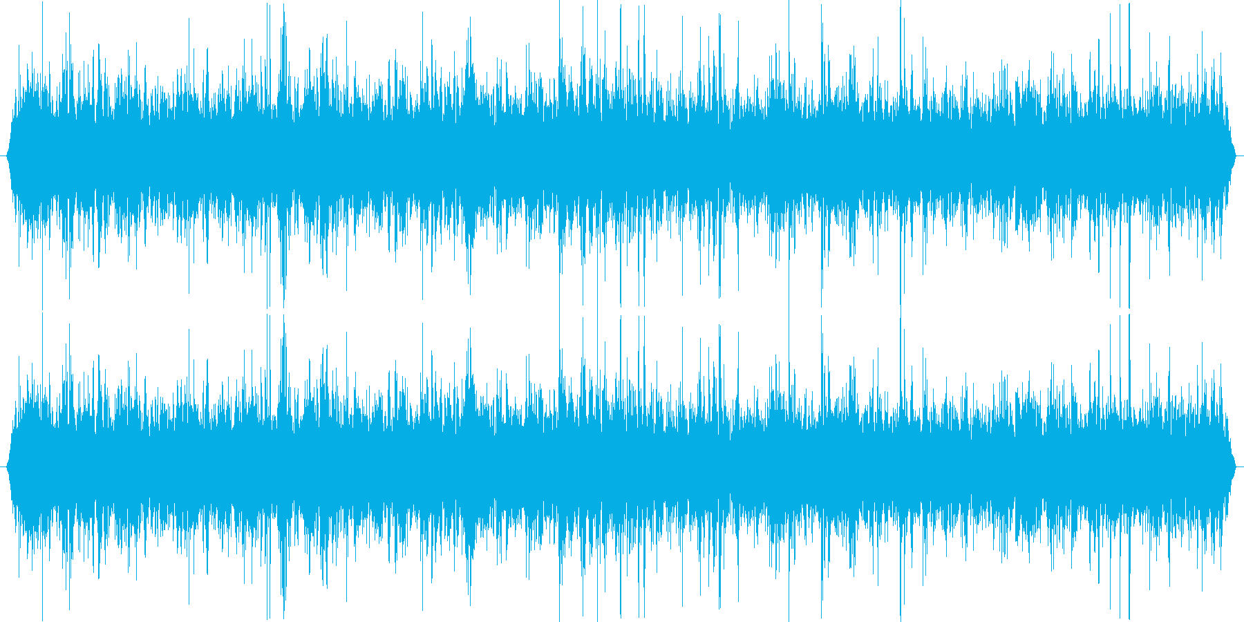 渓流の水が流れる音ですの再生済みの波形