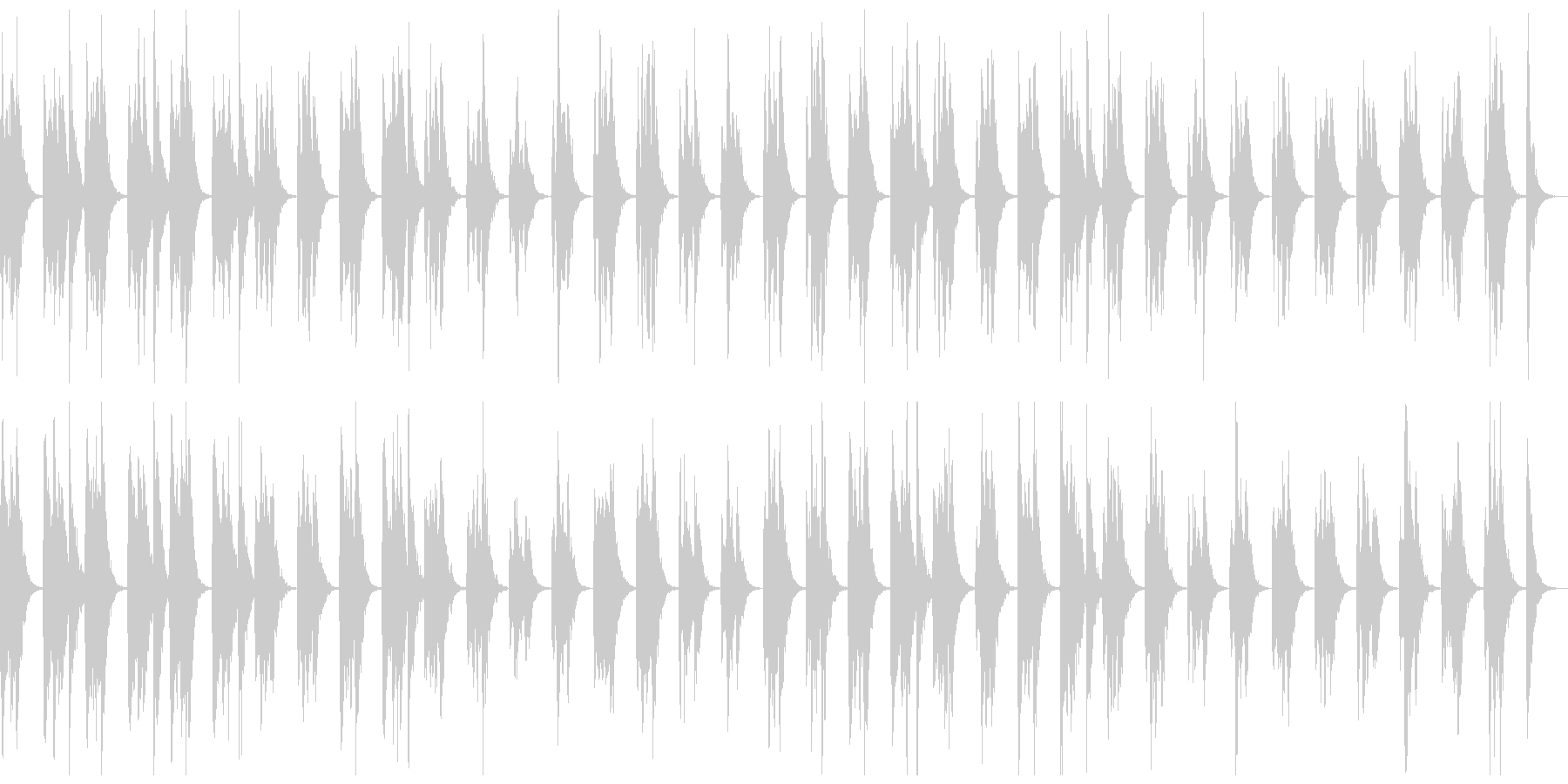 ピッチカートのこっそり曲の未再生の波形