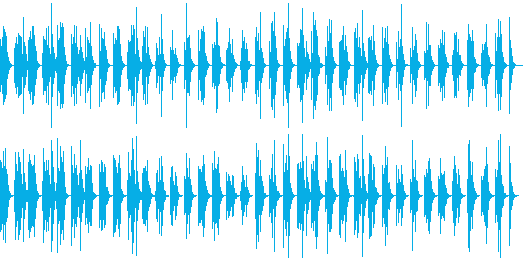 ピッチカートのこっそり曲の再生済みの波形