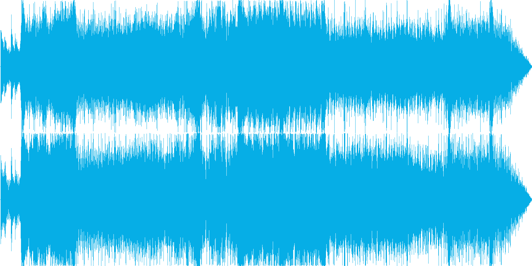 壮大で悲しいボス戦/EDMオーケストラ風の再生済みの波形