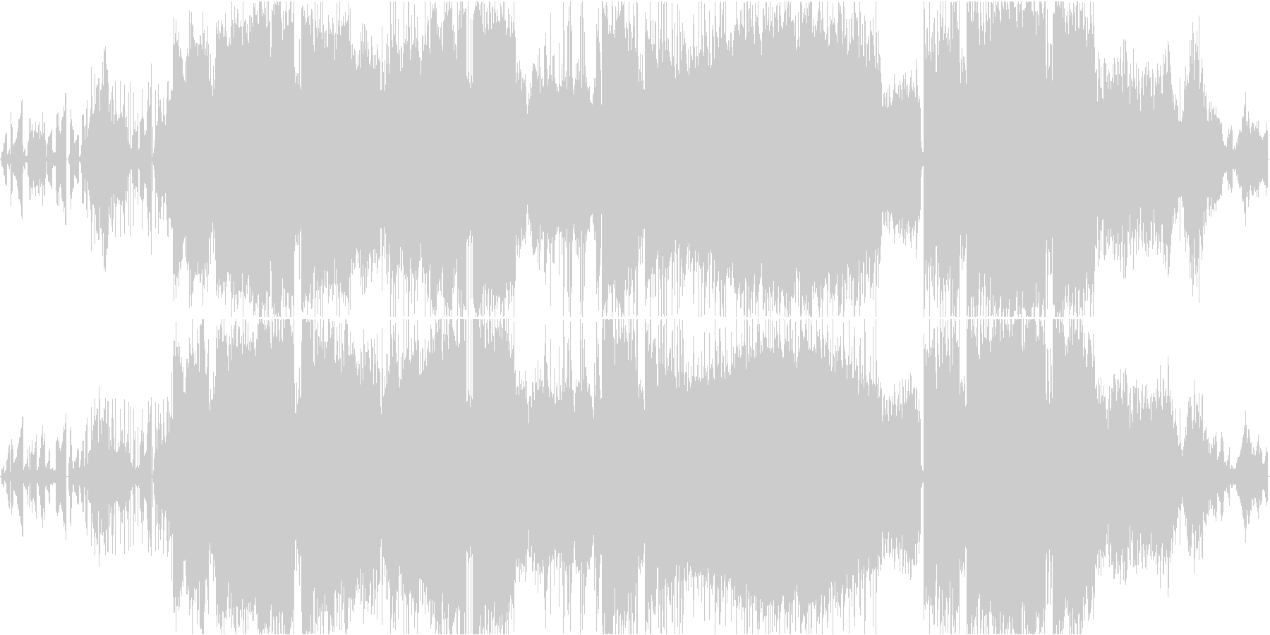 波紋をイメージした和やかで癒やしの一曲の未再生の波形