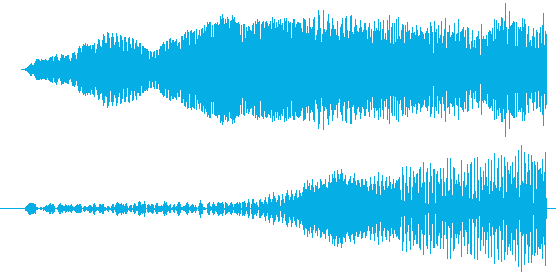 機械系の短い効果音です。の再生済みの波形