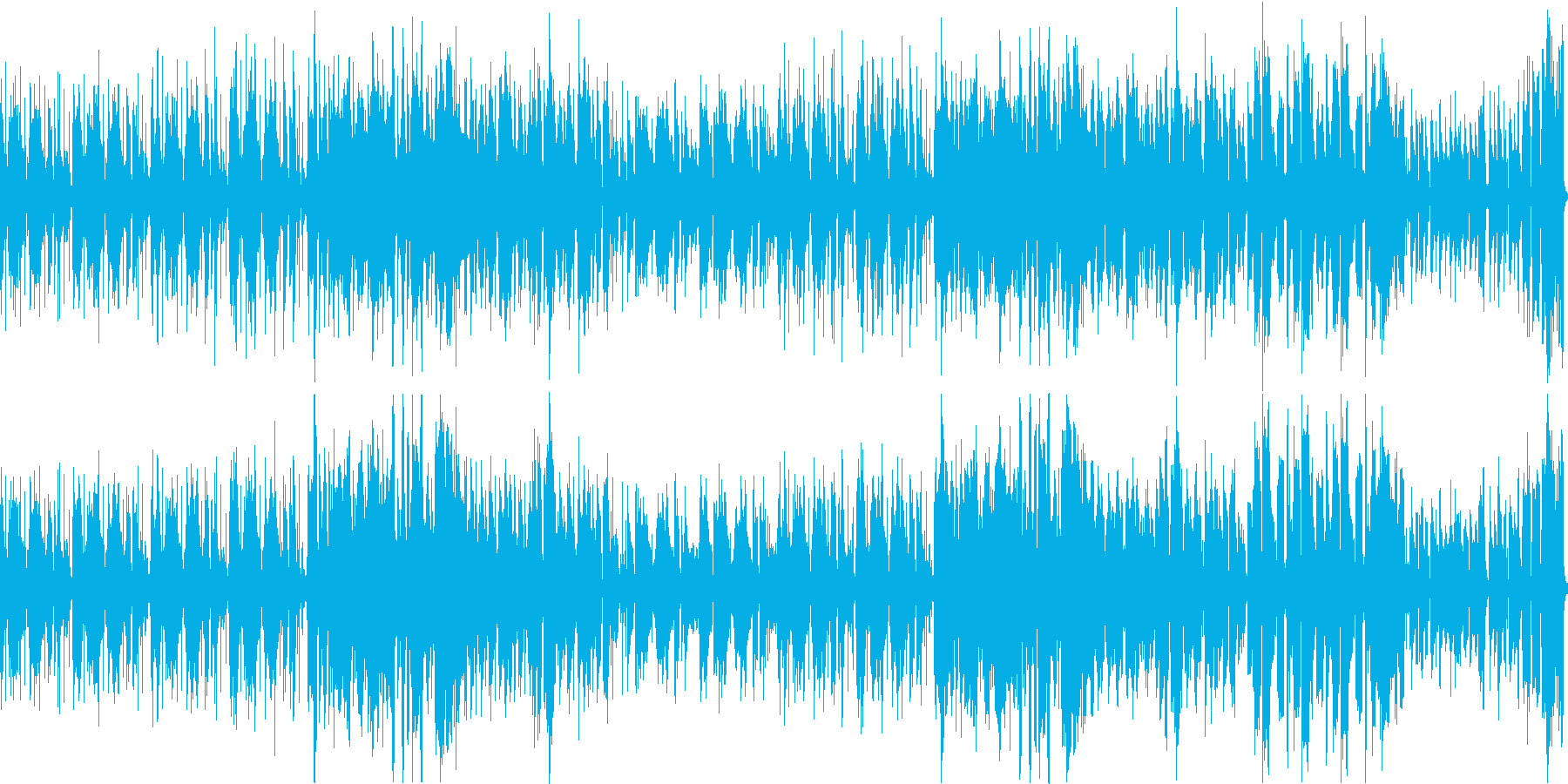 探偵や泥棒、ちょっとHなシーン向けの曲の再生済みの波形