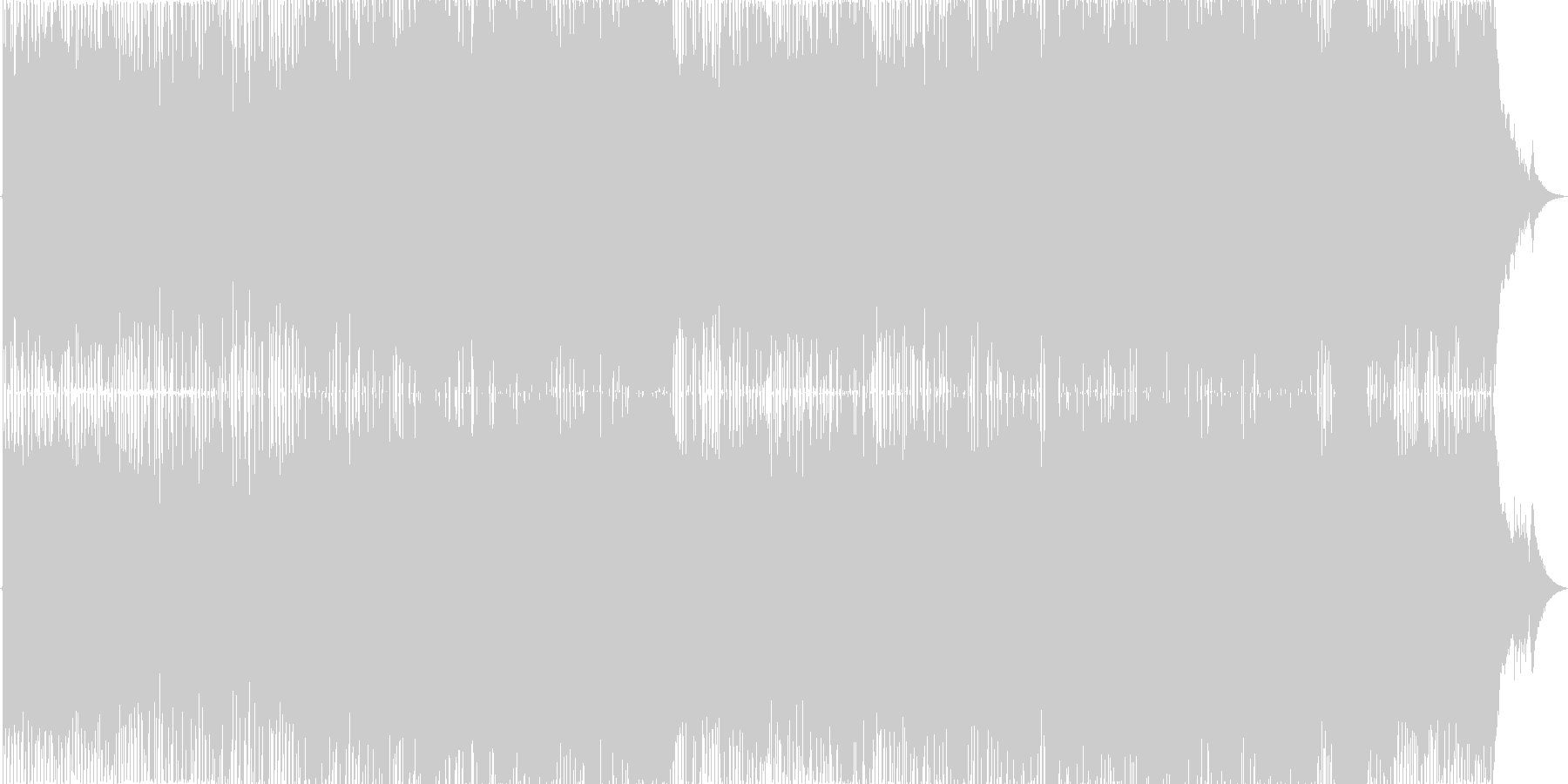 さわやかなギター主体のポップロックの未再生の波形