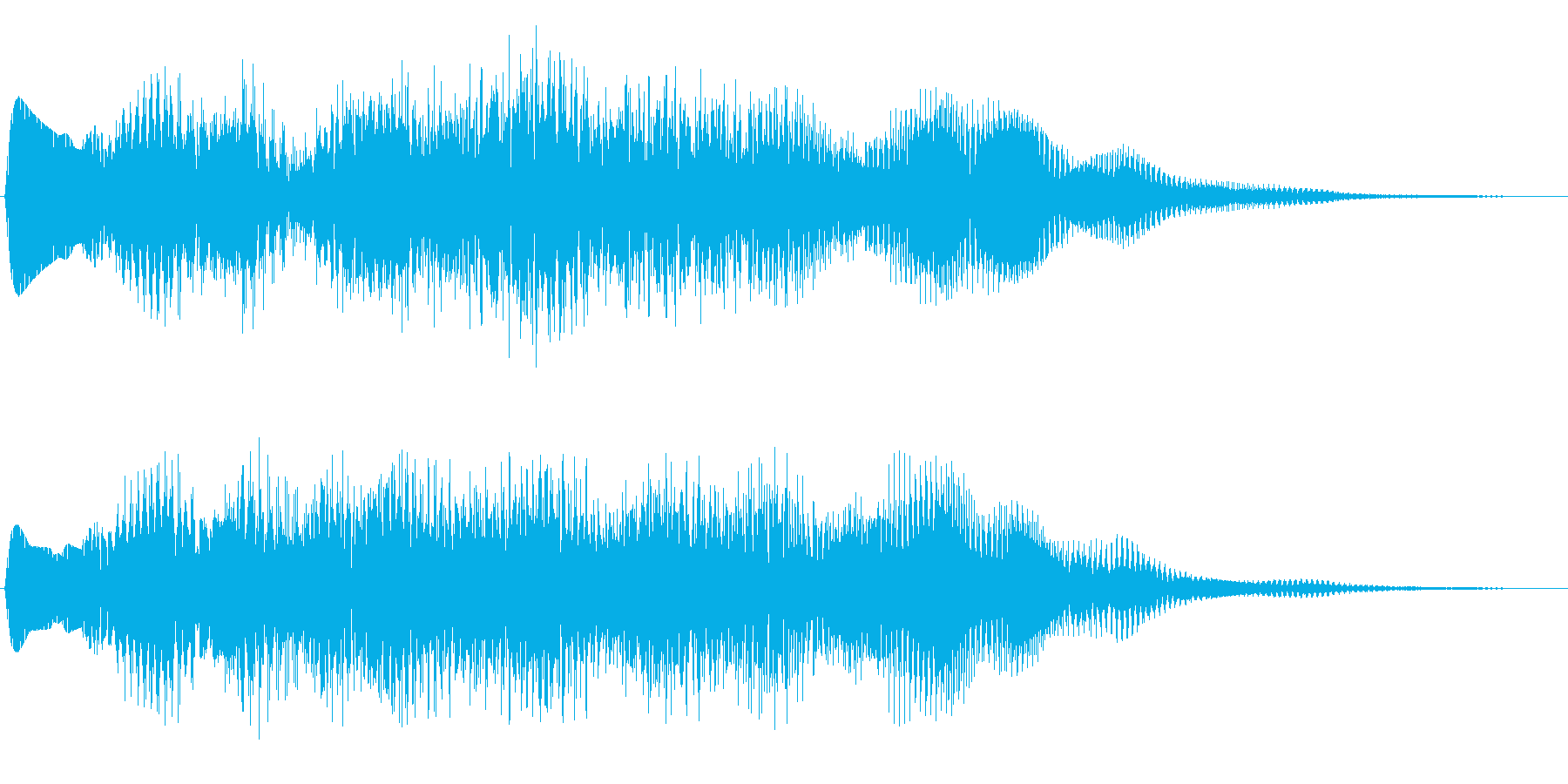 サウンドロゴ(温もり、アジア)の再生済みの波形
