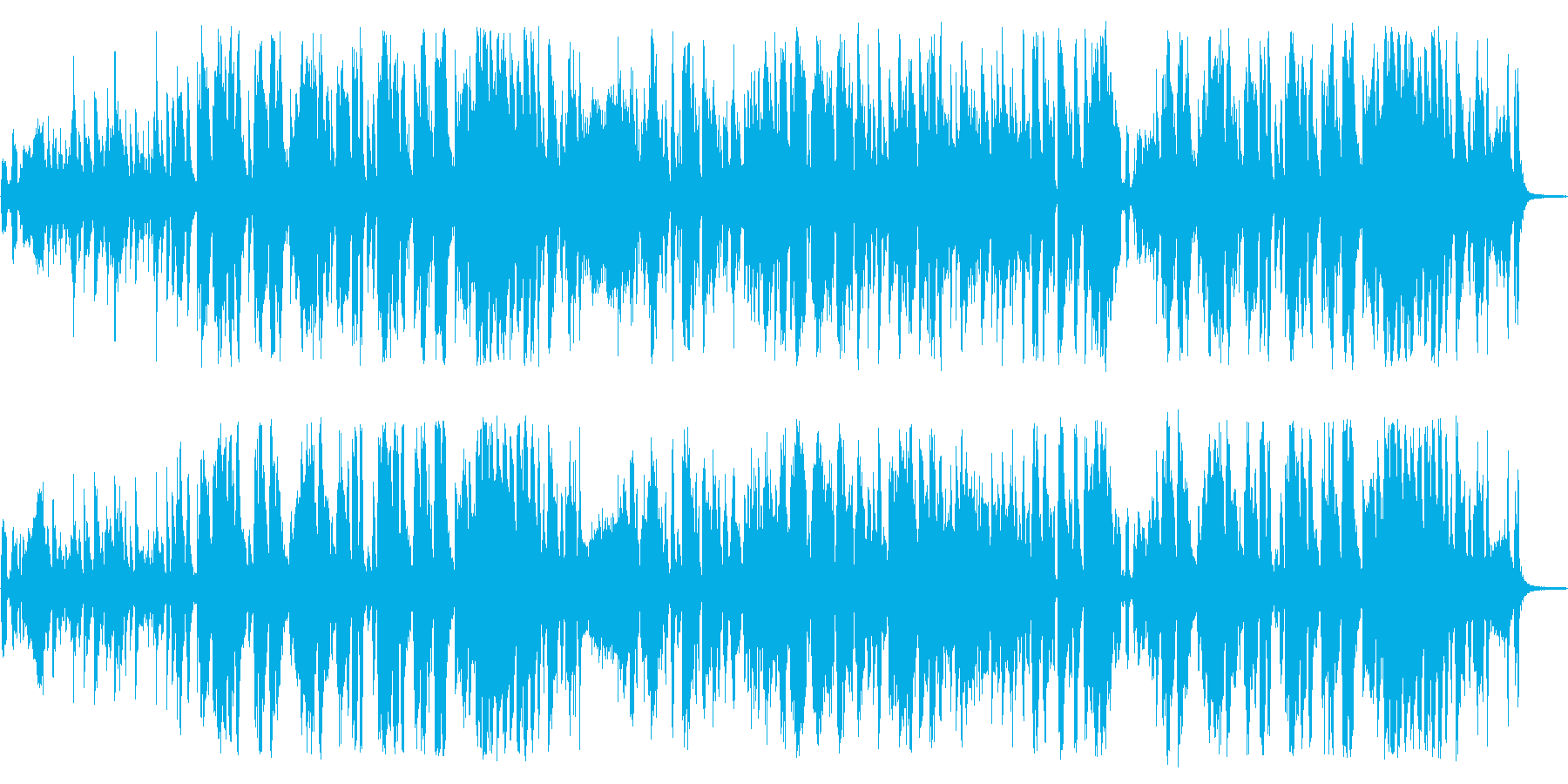 クラシック曲をリゾートパーティーアレンジの再生済みの波形
