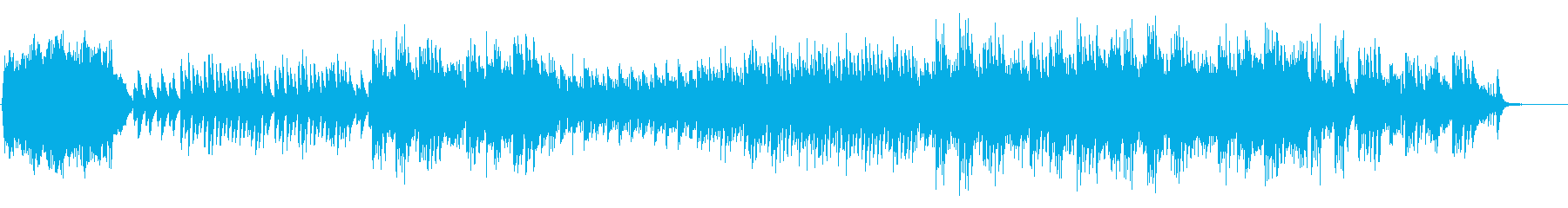 ハープとピアノが感傷的に響くバラードの再生済みの波形