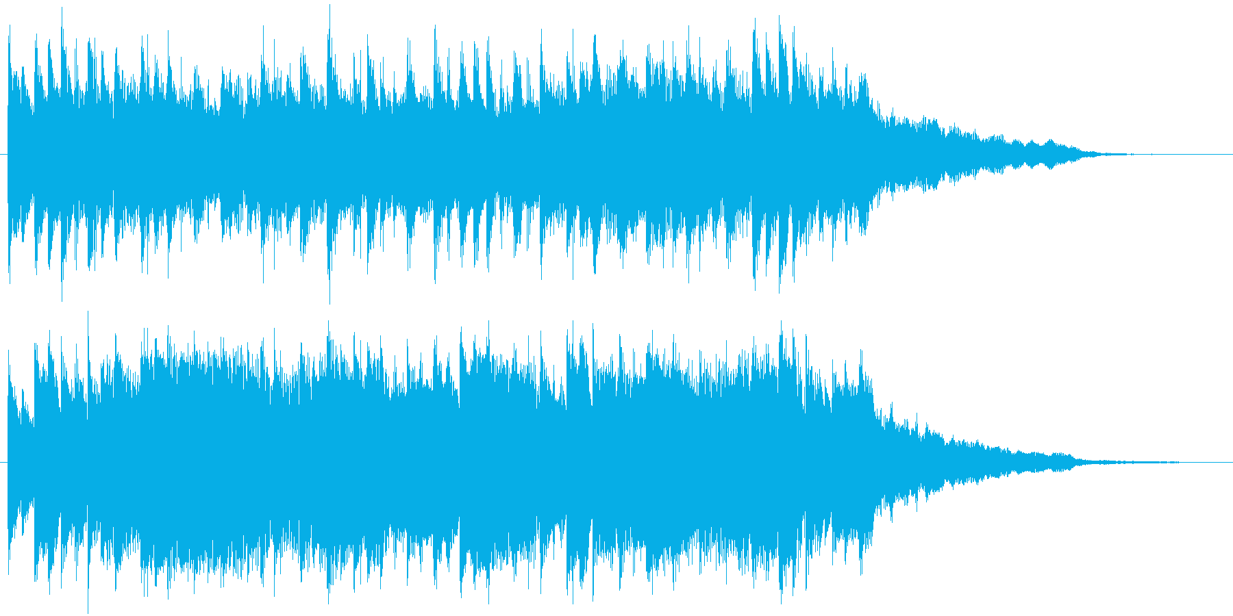 クリーンなエレクトロニックサウンド♪の再生済みの波形