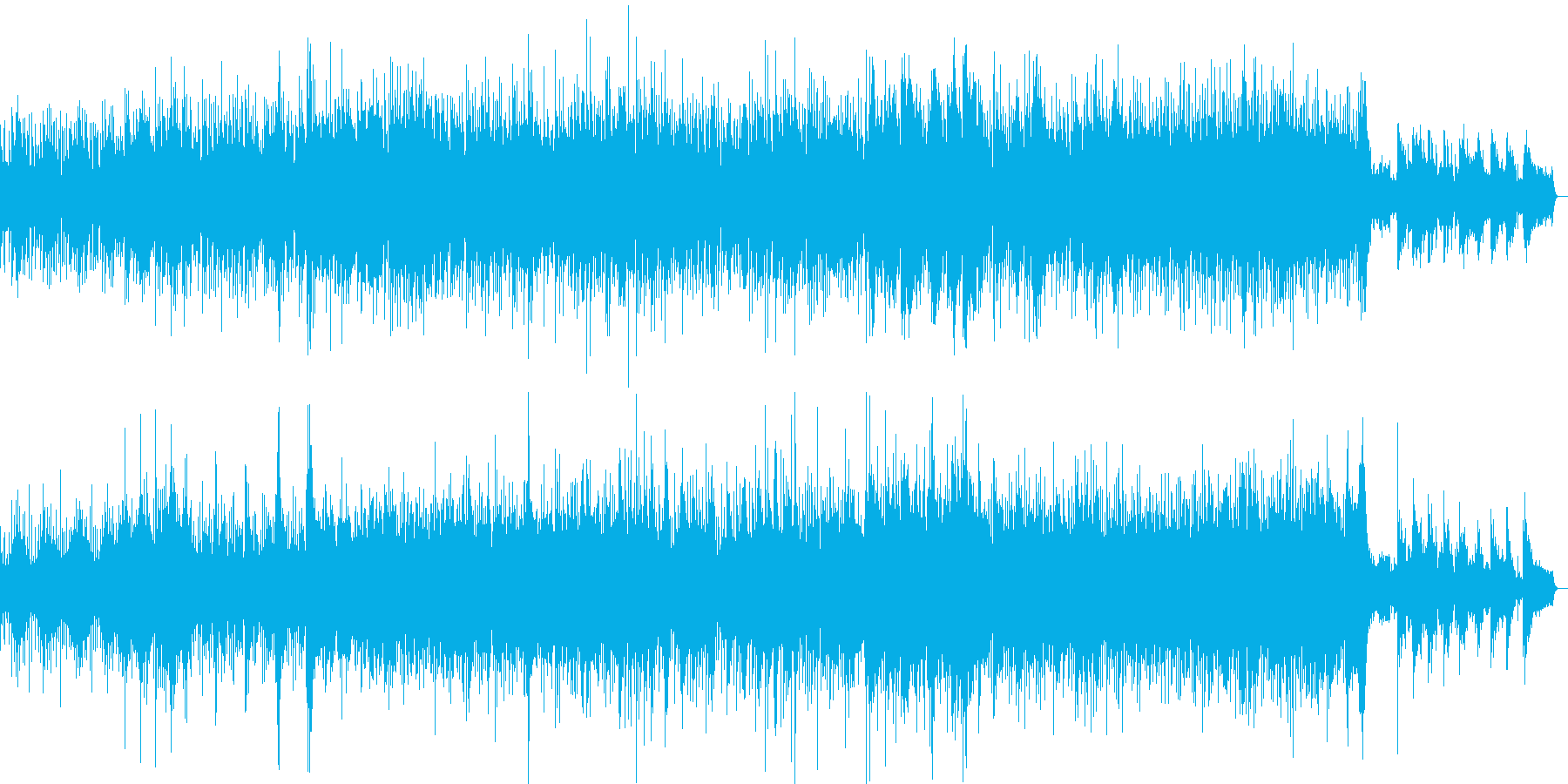儚いイメージの曲調ですが暗すぎず、しっ…の再生済みの波形